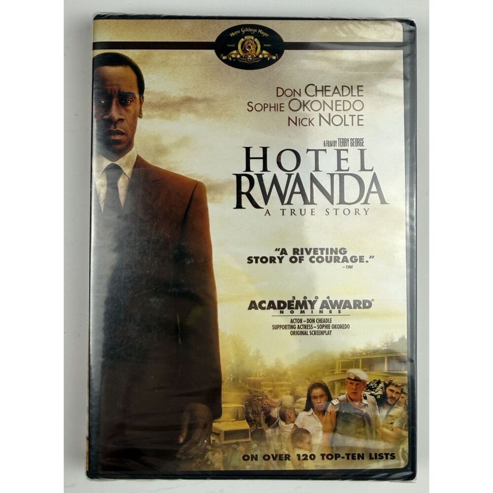 Hotel Rwanda DVD Widescreen New Sealed Don Cheadle Sophie Okonedo Nick Nolte